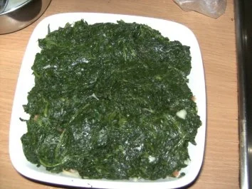 Aufläufe/ Überbackenes: Nudel-Spinat-Lachs-Auflauf - Rezept - Bild Nr. 5