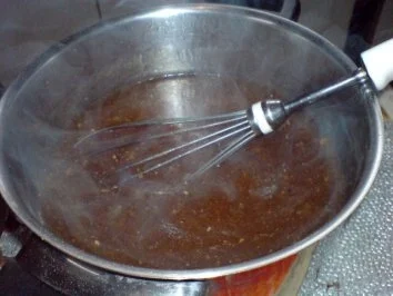 Rezept: Schweinerouladen mit Lauchzwiebeln und Speck gefüllt Bild Nr. 15 Schweinerouladen mit Lauchzwiebeln und Speck gefüllt - Rezept - Bild Nr. 15