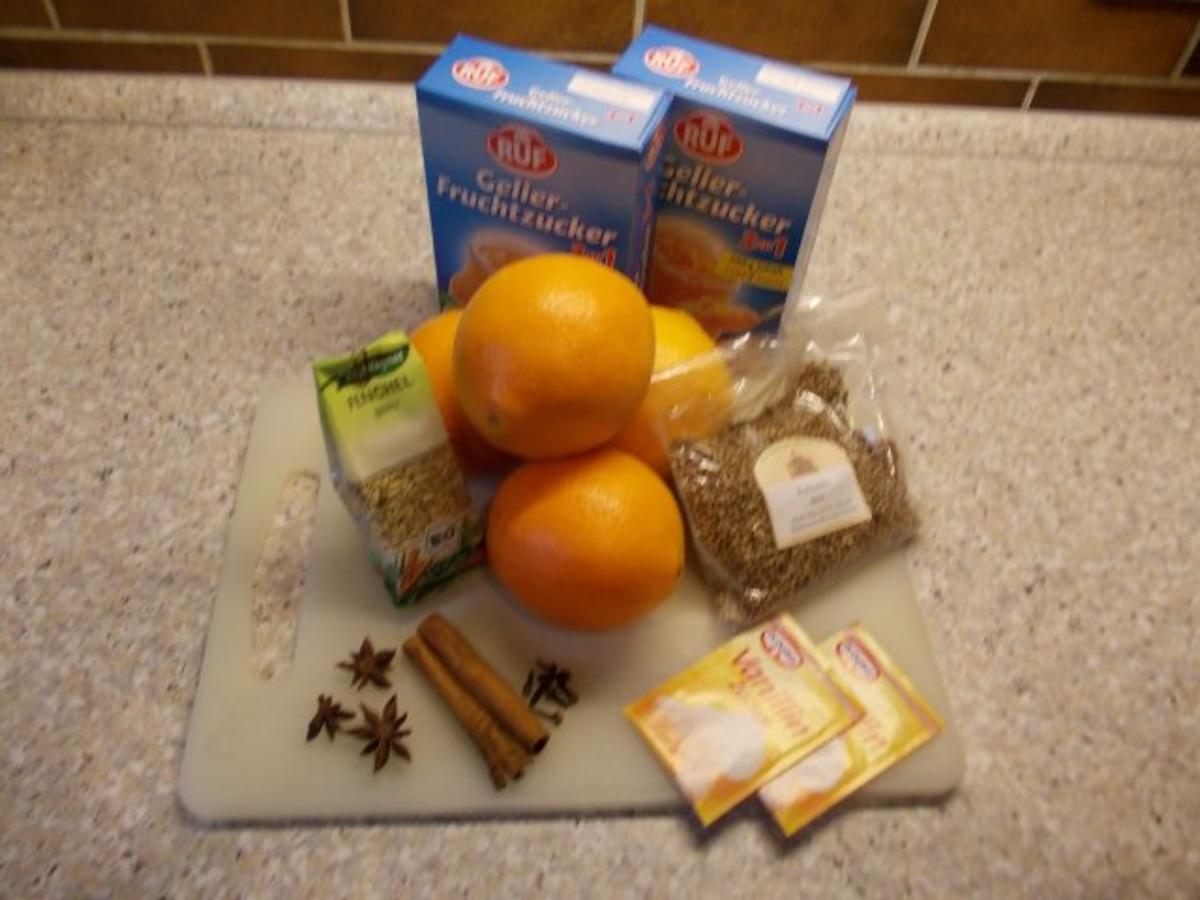 Weihnachtliche Orangenmarmelade Rezept kochbar.de