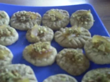 Rezept: Plätzchen: Pistazien-Shortbread Bild Nr. 2 Plätzchen: Pistazien-Shortbread - Rezept - Bild Nr. 2