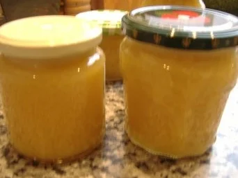 Orangenkonfitüre mit Ingwer und Apfel - Rezept