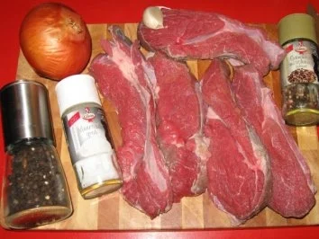 Zwiebelrostbraten mit Bratkartoffeln - Rezept - Bild Nr. 2