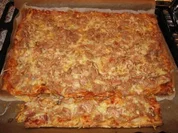 Dinkel-Blätterteigpizza mit Thunfisch - Rezept