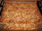 Dinkel-Blätterteigpizza mit Thunfisch - Rezept