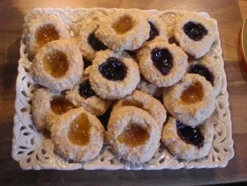 Mandelmakronen mit Füllung - Rezept