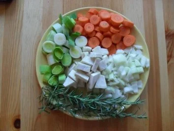 Kaninchenbraten mit Rosenkohl und Klößen - Rezept - Bild Nr. 4