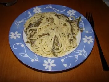 Bohnen-Nudeln - Rezept