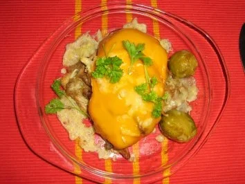 Rezept: Hackmedaillion Toast Bild Nr. 7 Hackmedaillion Toast - Rezept - Bild Nr. 7