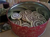 ** Weihnachtsbäckerei ** Schwarz - Weiß - Gebäck - Rezept