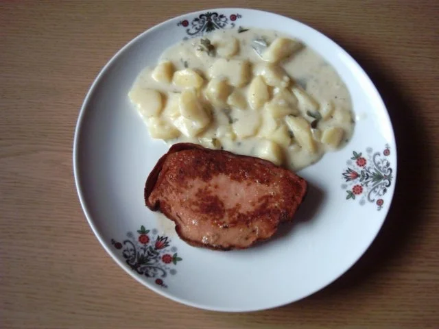 Saueres Kartoffelgemüse als Beilage - Rezept