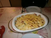 Kassler- Rosenkohl Auflauf - Rezept