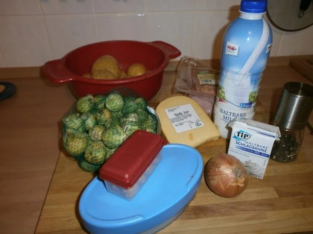 Kassler- Rosenkohl Auflauf - Rezept - Bild Nr. 2