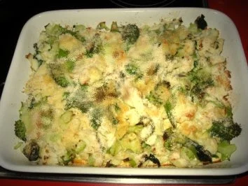 Rezept: Blumenkohl-Broccoli-Auflauf Blumenkohl-Broccoli-Auflauf - Rezept