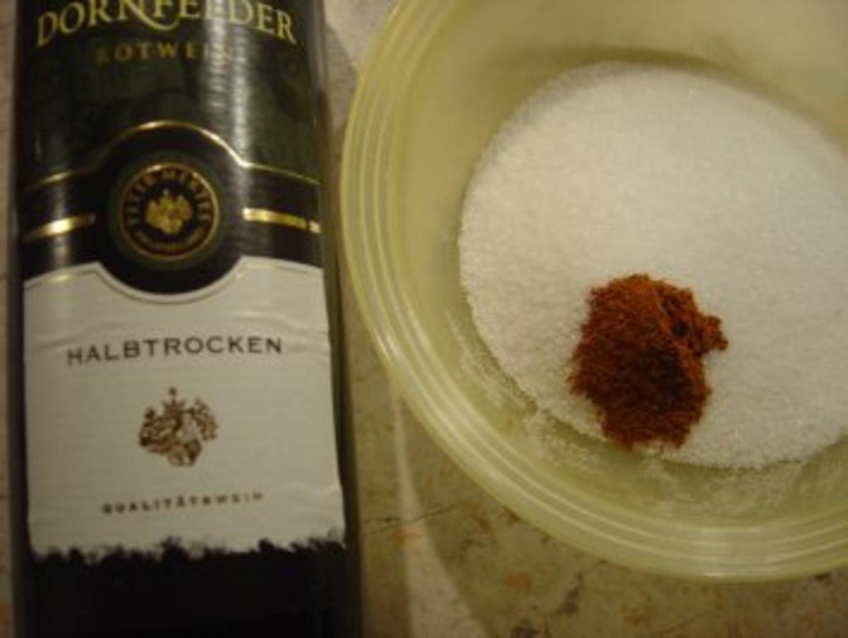 Rotweinsauce zum Weinachts-Auflauf - Rezept - Bild Nr. 3