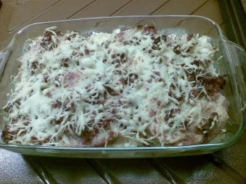 Krumbeerworscht-Ufflaaf ( Kartoffelwurst-Auflauf ) - Rezept - Bild Nr. 12