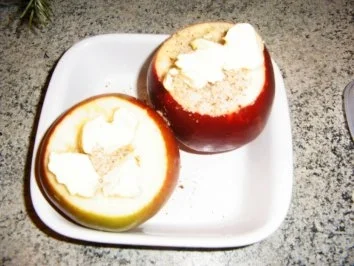 Bratapfel mit Frischkäsecreme - Rezept - Bild Nr. 4