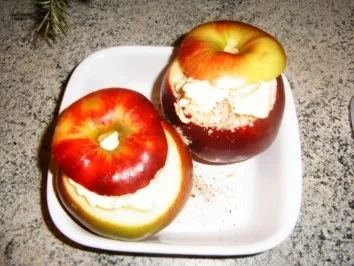 Bratapfel mit Frischkäsecreme - Rezept - Bild Nr. 5