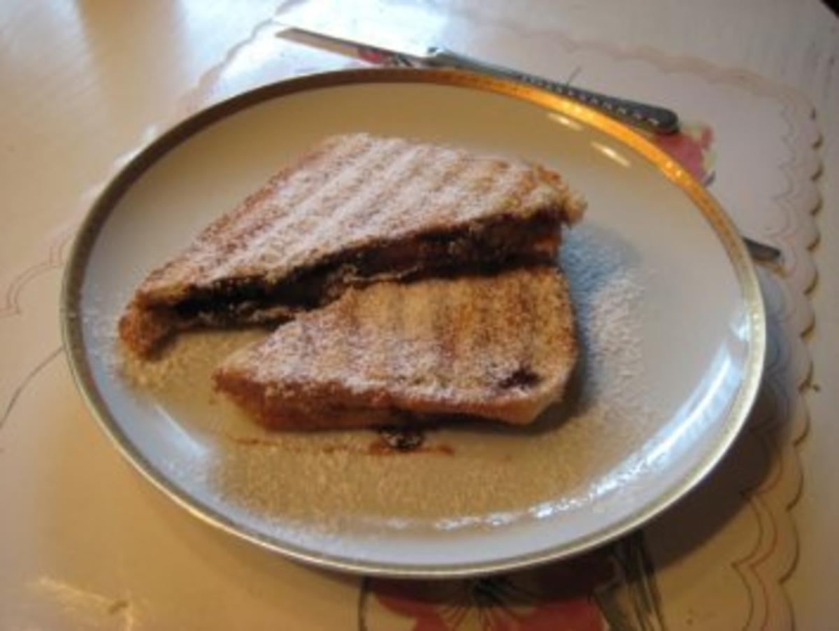 Bilder für Bananen - Eierlikör - Sandwich - Rezept