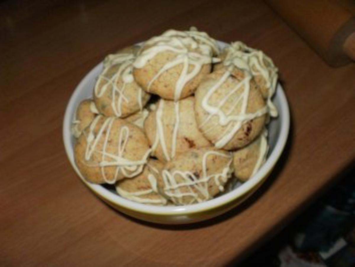 Schoko-Mandel-Cookies - Rezept