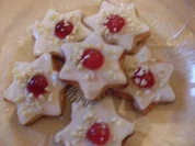 Plätzchen: Mandel-Marzipan-Sterne - Rezept