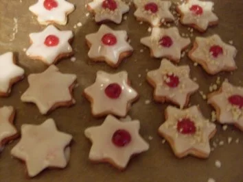 Plätzchen: Mandel-Marzipan-Sterne - Rezept - Bild Nr. 9