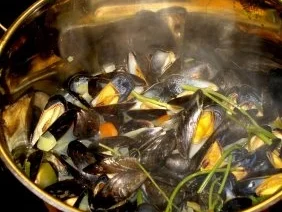 Miesmuscheln in Weißweinsud - Rezept - Bild Nr. 2