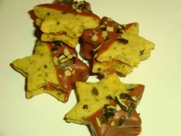 Kürbiskernsterne - Rezept