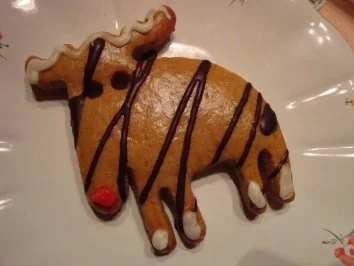 Rezept: Lebkuchen - Rentier Lebkuchen - Rentier - Rezept