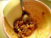 Partysnack: Käseröllchen mit Mandelmöhrenfüllung - Rezept
