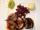 Rezept: Geflügel: Entenbrust in Rotweinsoße Geflügel: Entenbrust in Rotweinsoße - Rezept