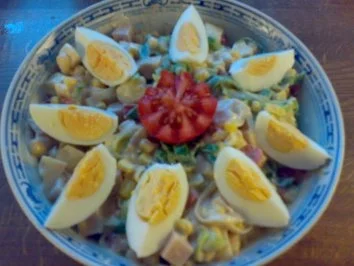 Rezept: Lauch-Mais-Salat Bild Nr. 4 Lauch-Mais-Salat - Rezept - Bild Nr. 4