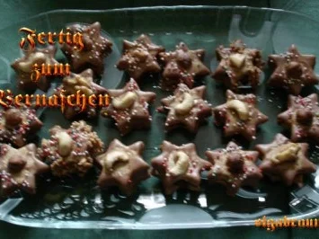 Nougat-Kaffeesterne - Rezept