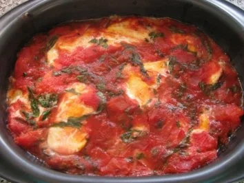 Hänchenbrust Toscana überbacken - Rezept