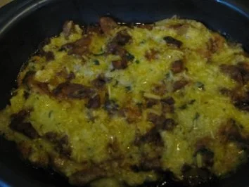 Zwiebelfleisch von der Pute - Rezept