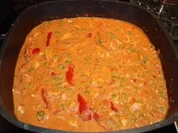 Paprika-Hähnchen-Sauce - Rezept