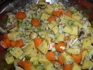 Bauernkoteletts aus dem Römertopf - Rezept - Bild Nr. 3