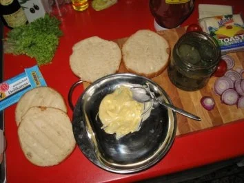 Cheeseburger -  "meine"  Laktosefrei, wenn man entsprechende Produkte verwendet ! - Rezept - Bild Nr. 4