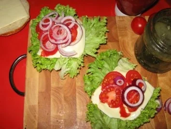 Cheeseburger -  "meine"  Laktosefrei, wenn man entsprechende Produkte verwendet ! - Rezept - Bild Nr. 6