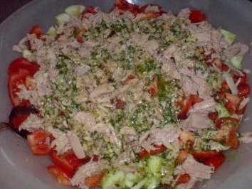 Rezept: Bunter Partysalat mit Thunfisch Bild Nr. 19 Bunter Partysalat mit Thunfisch - Rezept - Bild Nr. 19