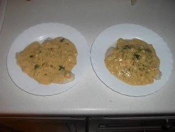 Rezept: Pangasius - Filet mit Krabbensauce Pangasius - Filet mit Krabbensauce - Rezept