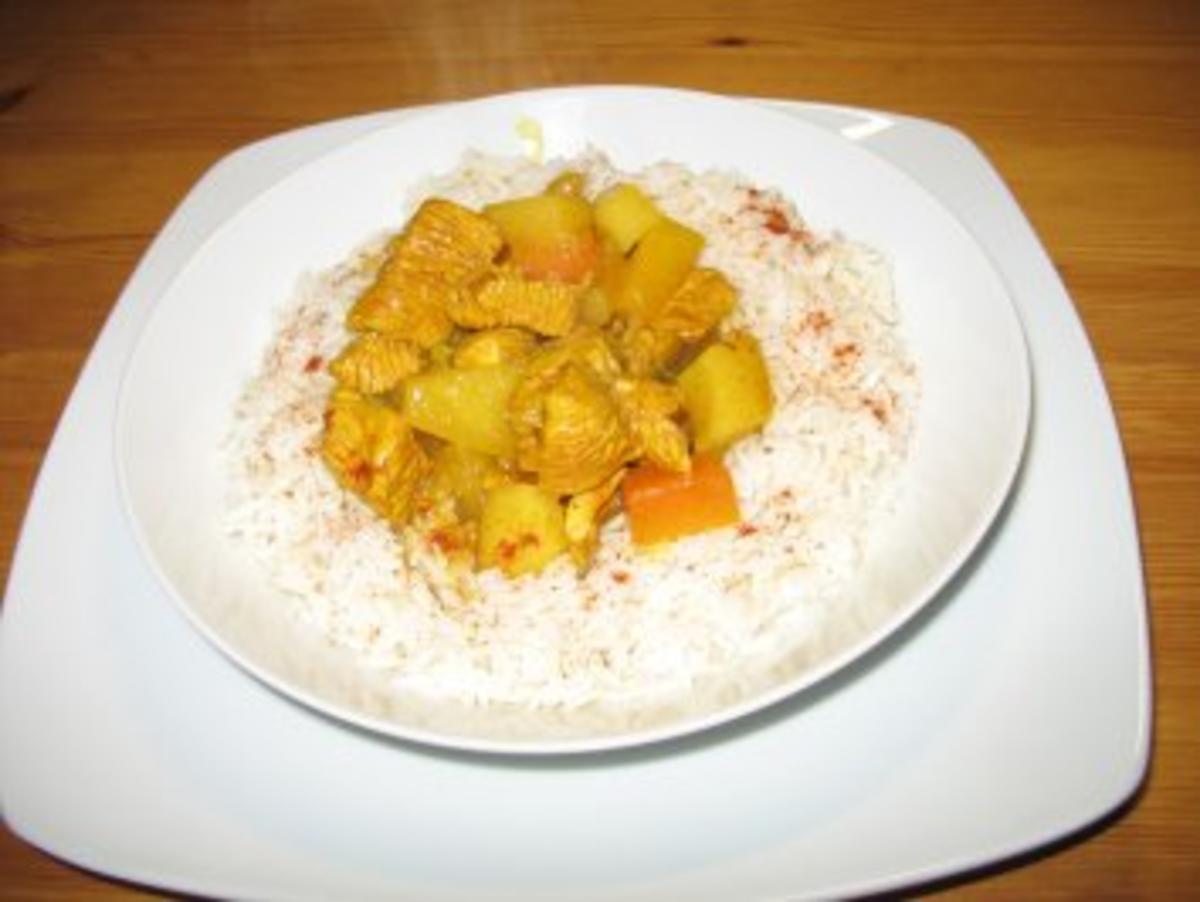 Pute in Curry - Rezept