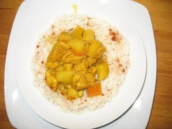 Rezept: Pute in Curry Bild Nr. 2 Pute in Curry - Rezept - Bild Nr. 2
