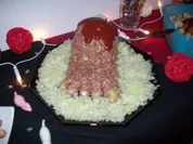 blutiger Hackfleischfuß - Rezept