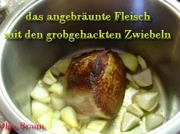 Rezept: Geschmorte Ochsenbrust mit Äpfeln und Kräuterkruste Bild Nr. 3 Geschmorte Ochsenbrust mit Äpfeln und Kräuterkruste - Rezept - Bild Nr. 3