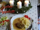 Geschmorte Ochsenbrust mit Äpfeln und Kräuterkruste - Rezept