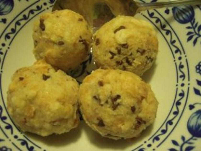 Semmelknödel mit Pilzen und Speck - einfach - von elke42