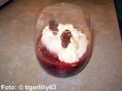 Beerencocktail mit Spekulatius-Quarkcreme - Rezept