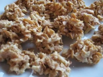 Schoko-Knusper-Berge weiß - Rezept