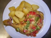 Curry Hähnchenkeulen Didas Art - Rezept