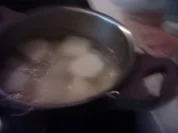 Kohlrabi-Schnitzel mit Rahmsoße und Salzkartoffeln - Rezept